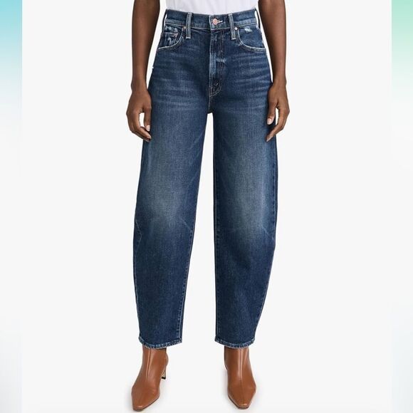 NWT MOTHER Women's The Fangirl Flood Jeans size 33 - Picture 1 of 14